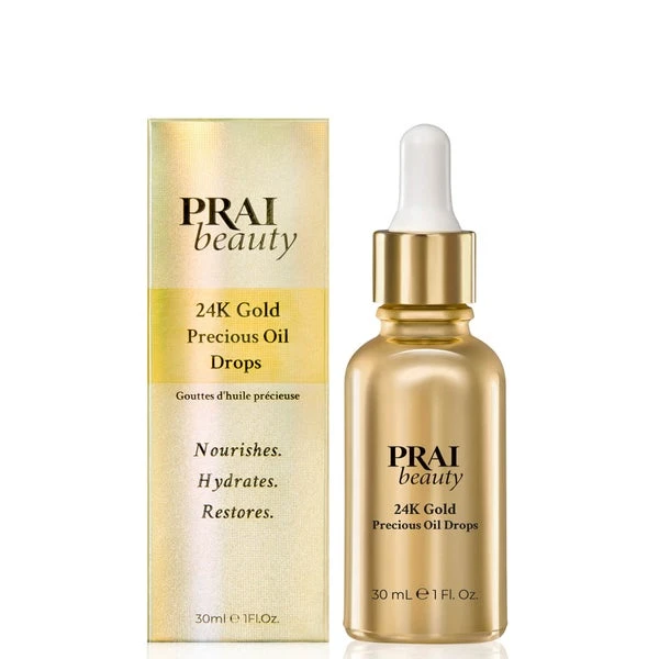 PRAI 24K GOLD Precious Oil Drops 1 Fl.oz 4 PRAI 24K GOLD Precious Oil Drops 1 Fl.oz - Image 2