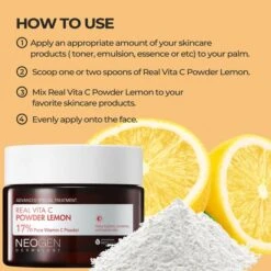 NEOGEN Dermalogy Real Vita C Powder Lemon 20g -Elizabeth Arde Shop 13504042 7254931640223752